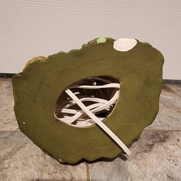 byron molds Holiday Vintage Byron Molds 972 Halloween Lightup Witch Decor Ceramic Lamp Hand